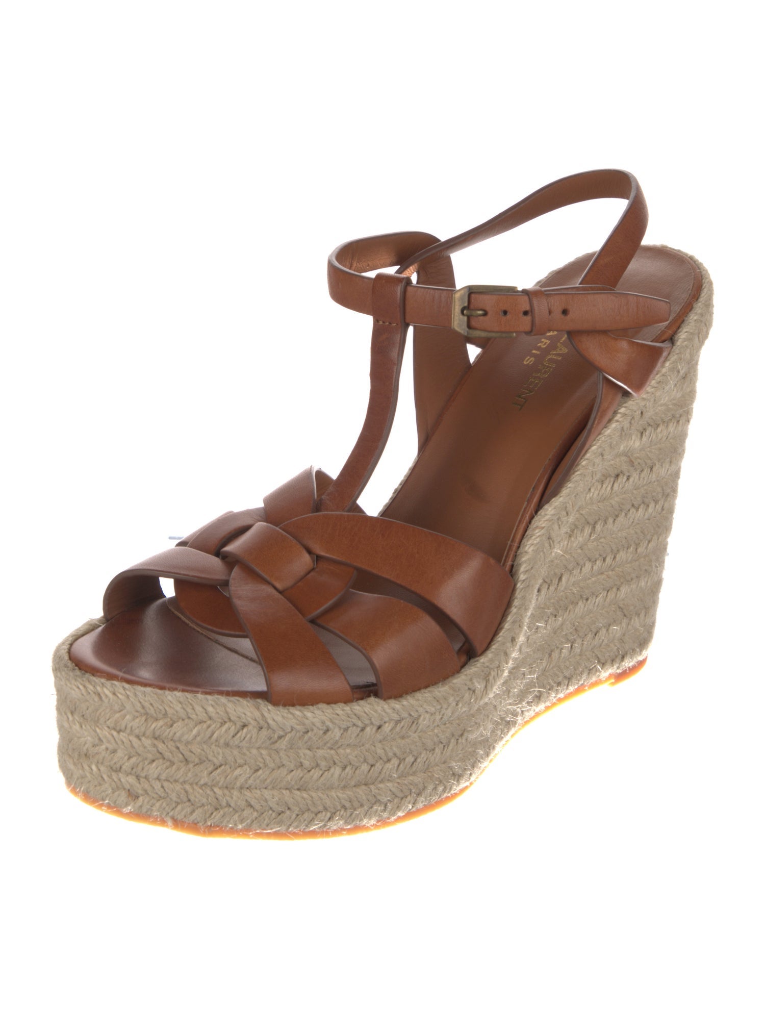 Saint Laurent Leather Espadrilles